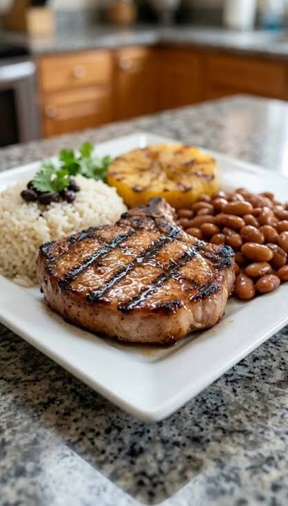 Smoked Pork Chop Platter