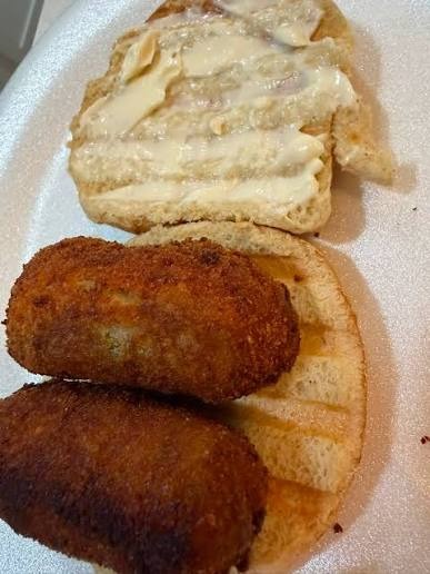 Cuban Croquette Sandwich