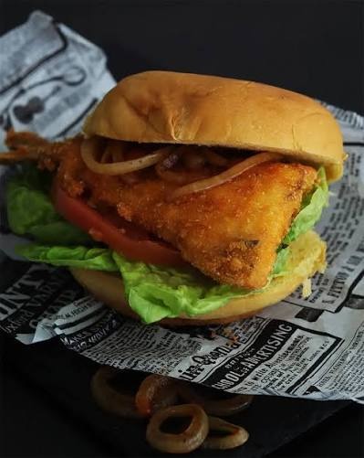 Crispy Fried Fish Fillet Sandwich