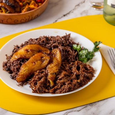 Traditional Cuban Ropa Vieja Beef Stew