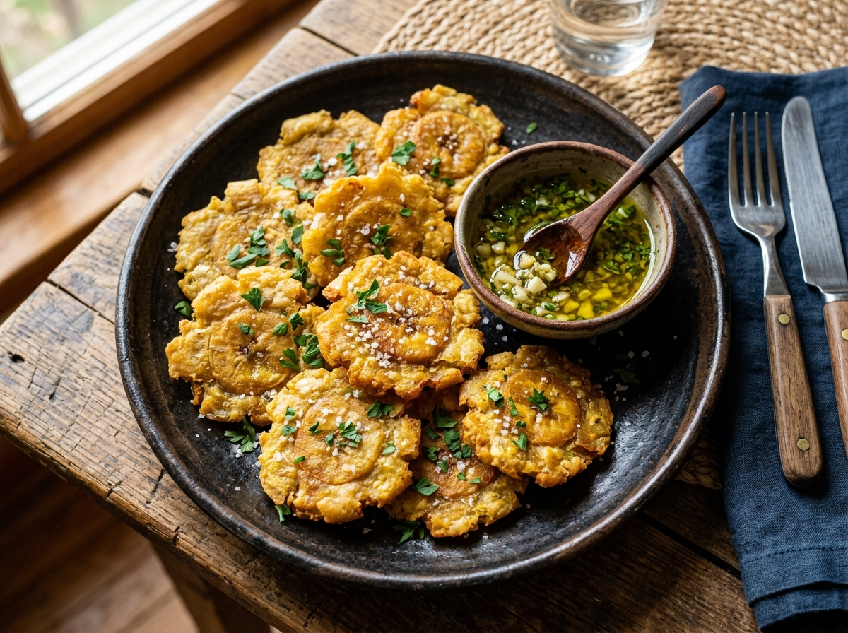 Crispy Cuban Green Plantain Tostones (4-5 pcs)